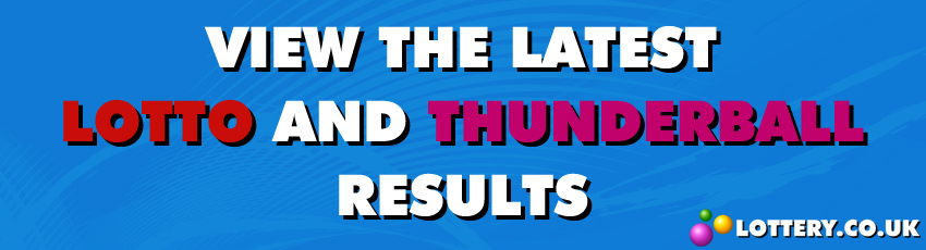 latest lotto and thunderball results